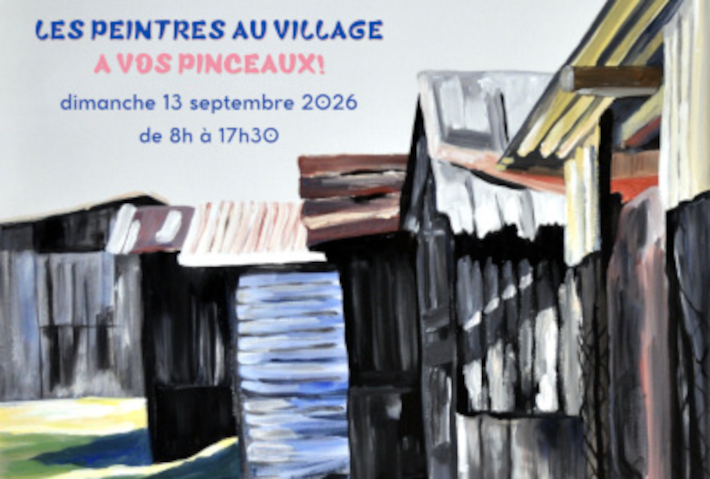 Exposition dans le cadre des peintres au village